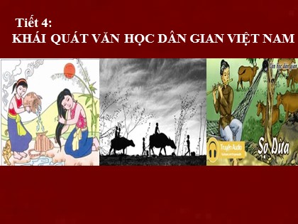 Bài giảng Ngữ văn Lớp 10 - Tiết 4: Khái quát văn học dân gian Việt Nam