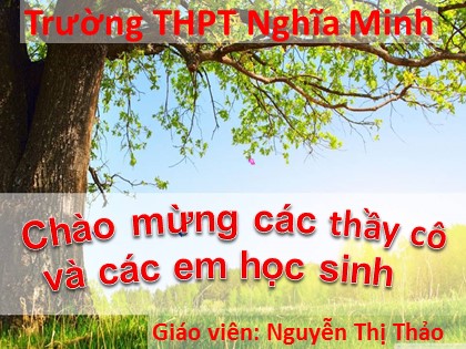 Bài giảng Ngữ văn Lớp 11 - Văn bản: Tôi yêu em - Nguyễn Thị Thảo