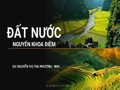 Bài giảng Ngữ văn Lớp 12 - Văn bản: Đất nước - Nguyễn Thị Thu Phương