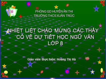 Bài giảng Ngữ văn 8 - Tiết 58: Ôn luyện về dấu câu - Hoàng Thị Hà