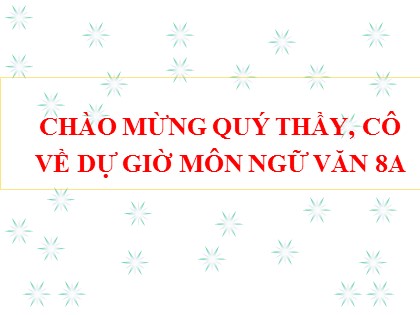 Bài giảng Ngữ văn Lớp 8 - Bài 5: Từ địa phương và biết ngữ xã hội