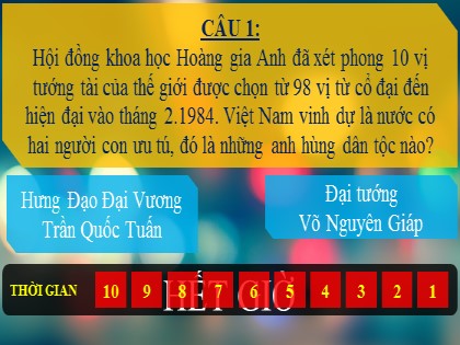 Bài giảng Ngữ văn Lớp 8 - Bài: Hịch Tướng sĩ - Nguyễn Thị Lệ Giang