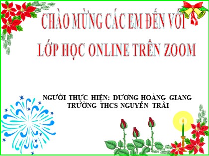 Bài giảng Ngữ văn Lớp 8 - Tiết 90: Câu trần thuật câu phủ định - Dương Hoàng Giang