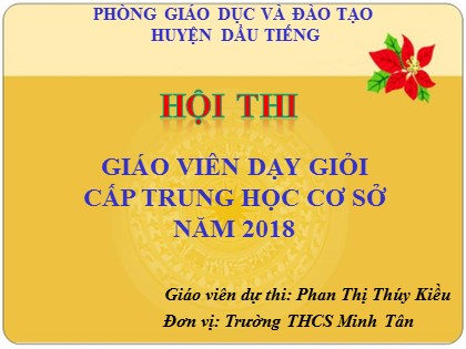 Bài giảng Ngữ văn Lớp 9 - Tiết 54: Bếp lửa (Tiếp theo) - Phan Thị Thúy Kiều