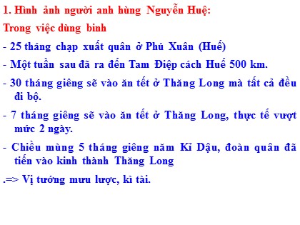 Bài giảng Ngữ văn Lớp 9 - Văn bản: Hoàng Lê nhất Thống chí