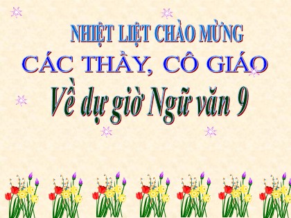 Bài giảng Ngữ văn Lớp 9 - Văn bản: Nói với con (Tiết 2)