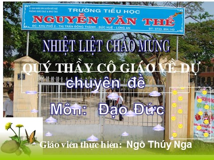 Bài giảng Đạo đức Lớp 5 - Tiết 21: Ủy ban nhân dân xã phường em - Ngô Thúy Nga