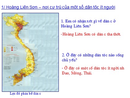 Bài giảng Địa lý Lớp 4 - Tiết 4: Một số dân tộc ở Hoàng Liên Sơn