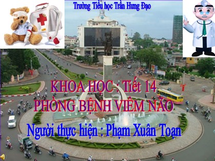 Bài giảng Khoa học Lớp 5 - Bài 14: Phòng bệnh viêm não - Phạm Xuân Toạn