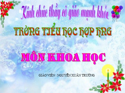 Bài giảng Khoa học Lớp 5 - Bài 45: Sử dụng năng lượng điện - Nguyễn Xuân Trường