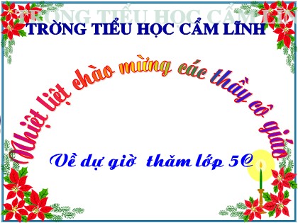 Bài giảng Khoa học Lớp 5 - Tiết 59: Sự sinh sản của thú - Trường TH Cẩm Lĩnh