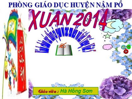 Bài giảng Luyện từ và câu Lớp 5 - Tiết 50: Liên kết các câu trong bài bằng cách thay thế từ ngữ - Hà Hồng Sơn