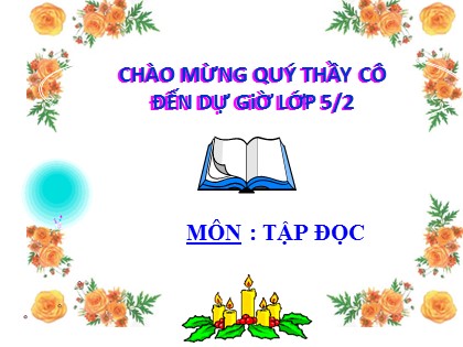 Bài giảng Tập đọc Lớp 5 - Tiết 66: Sang năm con lên bảy