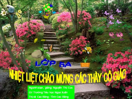 Bài giảng Tập đọc Lớp 5 - Tiết 67: Lớp học trên đường - Nguyễn Thị Cúc