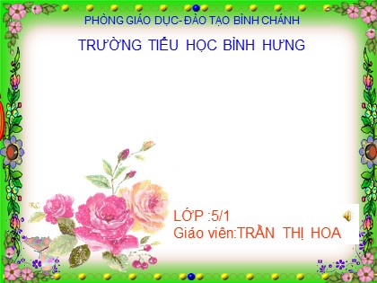 Bài giảng Tập làm văn Lớp 5 - Tiết 48: Ôn tập về tả đồ vật