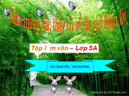 Bài giảng Tập làm văn Lớp 5 - Tiết 59: Ôn tập tả con vật - Nguyễn Thị Hương