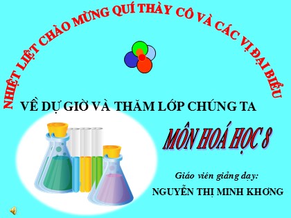 Bài giảng Hóa học Lớp 8 - Bài 24: Tính chất của oxi - Nguyễn Thị Minh Khương