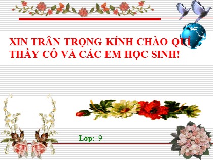 Bài giảng Hóa học Lớp 9 - Tiết 16: Phân bón hóa học