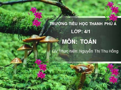 Bài giảng Toán Lớp 4 - Bài 118: Phép trừ phân số - Nguyễn Thị Thu Hồng