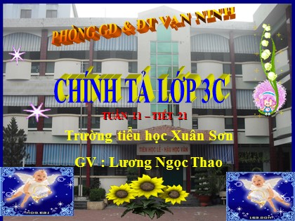 Bài giảng Chính tả Lớp 3 - Tiết 21: Tiếng hò trên sông - Lương Ngọc Thao