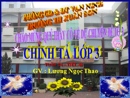 Bài giảng Chính tả Lớp 3 - Tiết 48: Tiếng đàn - Lương Ngọc Thao