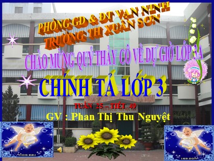 Bài giảng Chính tả Lớp 3 - Tiết 49: Hội vật - Phan Thị Thu Nguyệt