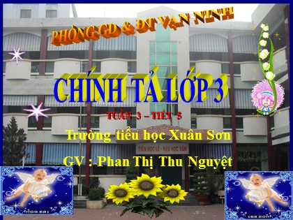 Bài giảng Chính tả Lớp 3 - Tiết 5: Chiếc áo len - Phan Thị Thu Nguyệt