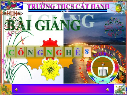 Bài giảng Công nghệ 8 - Tiết 9: Thực hành đọc bản vẽ chi tiết đơn giản có hình cắt có ren