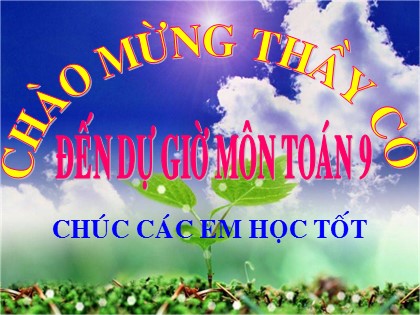 Bài giảng Đại số 9 - Tiết 62: Giải bài toán bằng cách lập phương trình