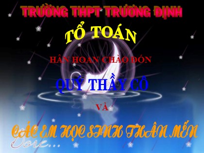 Bài giảng Đại số và Giải tích Lớp 11 - Tiết 14: Một số phương trình lượng giác thường gặp (Tiếp theo) - Trường THPT Trương Định