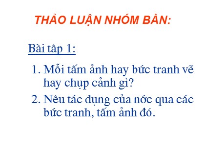 Bài giảng Đạo đức Lớp 3 - Tiết 28: Tiết kiệm và bảo vệ nguồn nước