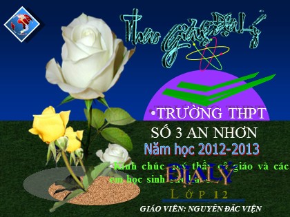 Bài giảng Địa lí Lớp 12 - Bài 20: Chuyển dịch cơ cấu kinh tế - Nguyễn Đắc Viện