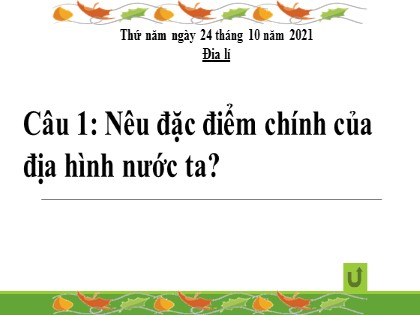 Bài giảng Địa lí Lớp 5 - Tuần 8 - Bài 8: Dân số nước ta - Năm học 2021-2022