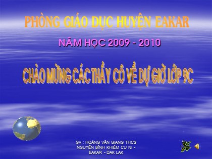 Bài giảng Địa lý Lớp 9 - Bài 8: Sự phát triển và phân bố ngành nông nghiệp - Hoàng Văn Giang