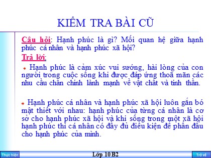Bài giảng Giáo dục công dân Lớp 10 - Bài 12: Công dân với tình yêu, hôn nhân và gia đình (Tiết 1)