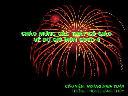 Bài giảng Giáo dục công dân Lớp 8 - Tiết 20: Phòng, chống tệ nạn xã hội - Hoàng Minh Tuấn