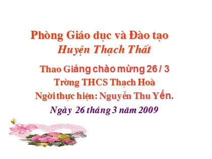 Bài giảng Giáo dục công dân Lớp 9 - Tiết 27: Vi phạm pháp luật và trách nhiệm pháp lý của công dân - Nguyễn Thu Yến