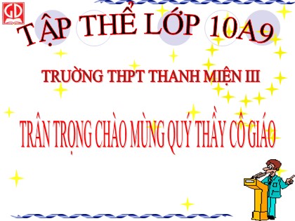 Bài giảng Hình học Lớp 10 - Tiết 36: Phương trình đường tròn - Đào Văn Thắng