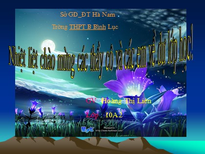 Bài giảng Hóa học Lớp 10 - Bài 5: Cấu hình electron của nguyên tử - Hoàng Thị Liên