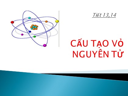 Bài giảng Hóa học Lớp 10 - Tiết 13+14: Cấu tạo vỏ nguyên tử