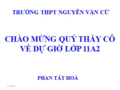 Bài giảng Hóa học Lớp 11 - Bài 15: Cacbon - Phan Tất Hoà