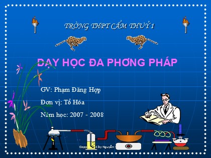 Bài giảng Hóa học Lớp 11 - Tiết 35: Benzen và đồng đẳng - Phạm Đăng Hợp