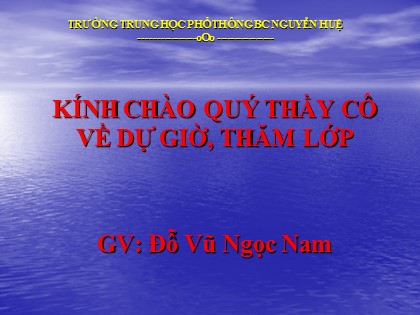 Bài giảng Lịch sử Lớp 10 - Bài 31: Cách mạng tư sản Pháp cuối thế kỉ XVIII - Đỗ Vũ Ngọc Nam