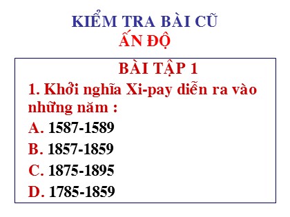 Bài giảng Lịch sử Lớp 11 - Tiết 3: Trung Quốc