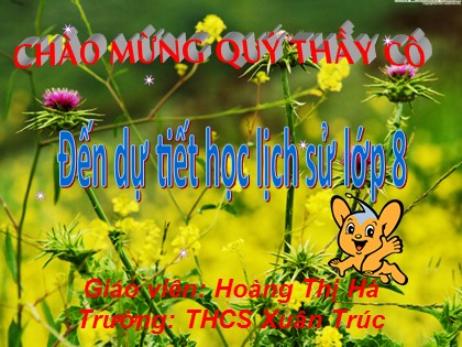 Bài giảng Lịch sử Lớp 8 - Bài: Nhật Bản - Hoàng Thị Hà