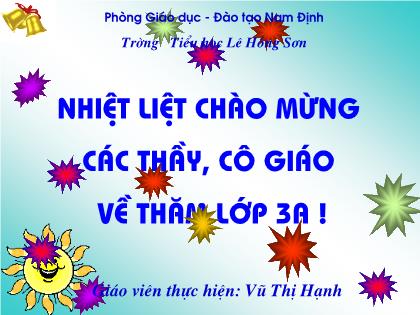 Bài giảng Luyện từ và câu Lớp 3 - Tiết 16: Mở rộng vốn từ "Thành thị - Nông thôn". Dấu phẩy