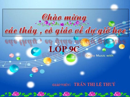 Bài giảng Mĩ thuật Lớp 9 - Tiết 8: Vẽ trang trí - Tập phóng tranh ảnh (Tiết 1) - Trần Thị Lệ Thủy Bài giảng Mĩ thuật Lớp 9 - Tiết 8: Vẽ trang trí - Tập phóng tranh ảnh (Tiết 1) - Trần Thị Lệ Thủy