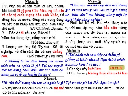 Bài giảng Ngữ văn 8 - Bài: Nói giảm nói tránh