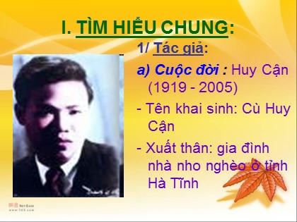 Bài giảng Ngữ văn Lớp 11 - Tiết 79: Tràng giang