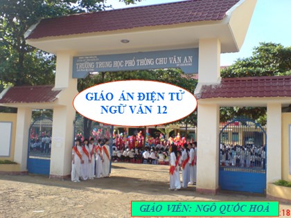 Bài giảng Ngữ văn Lớp 12 - Tiết 36: Thực hành một số phép tu từ cú pháp - Ngô Quốc Hòa